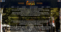 Desktop Screenshot of destinationfrancais.com