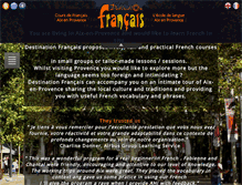 Tablet Screenshot of destinationfrancais.com
